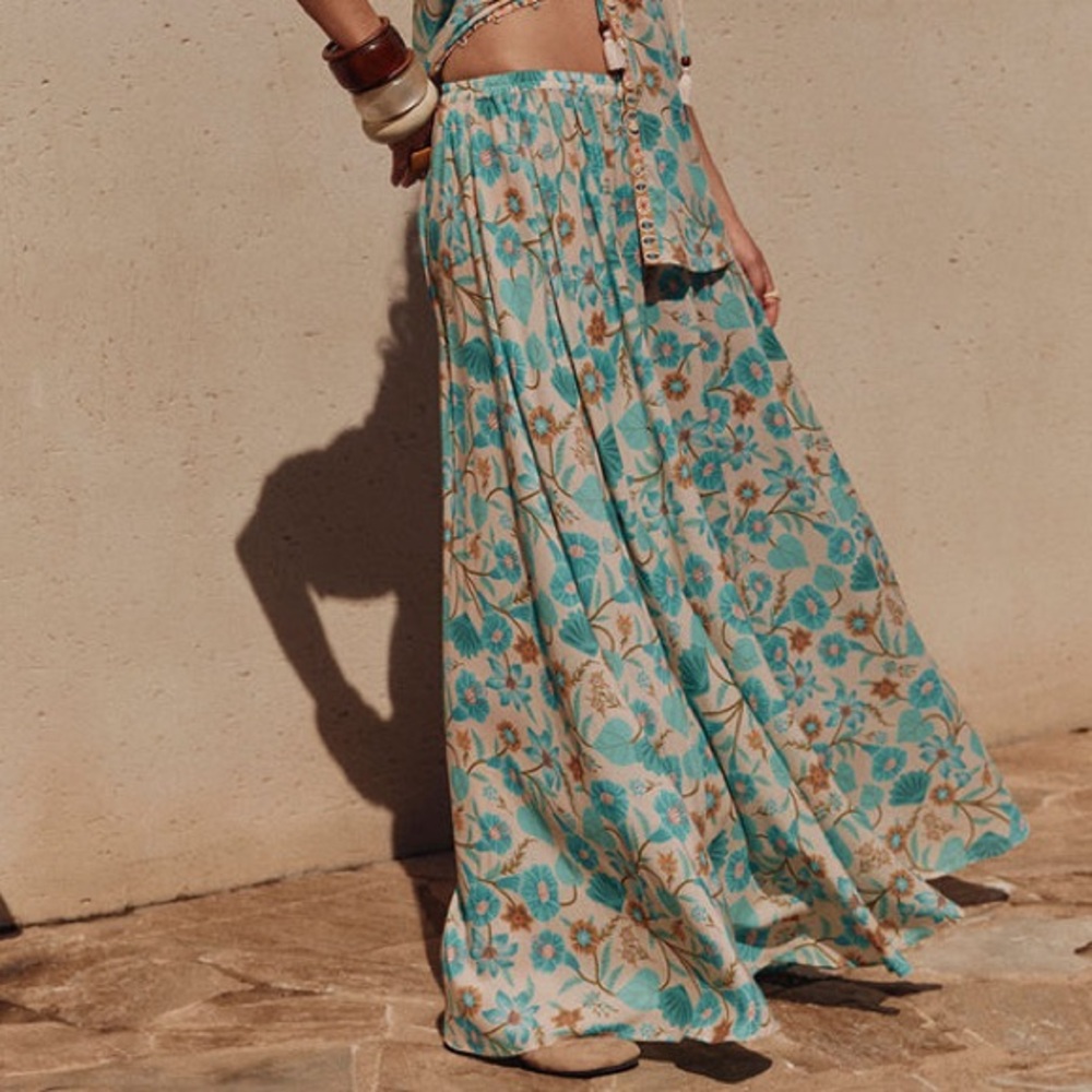 NWT Spell Goldie Max Skirt
